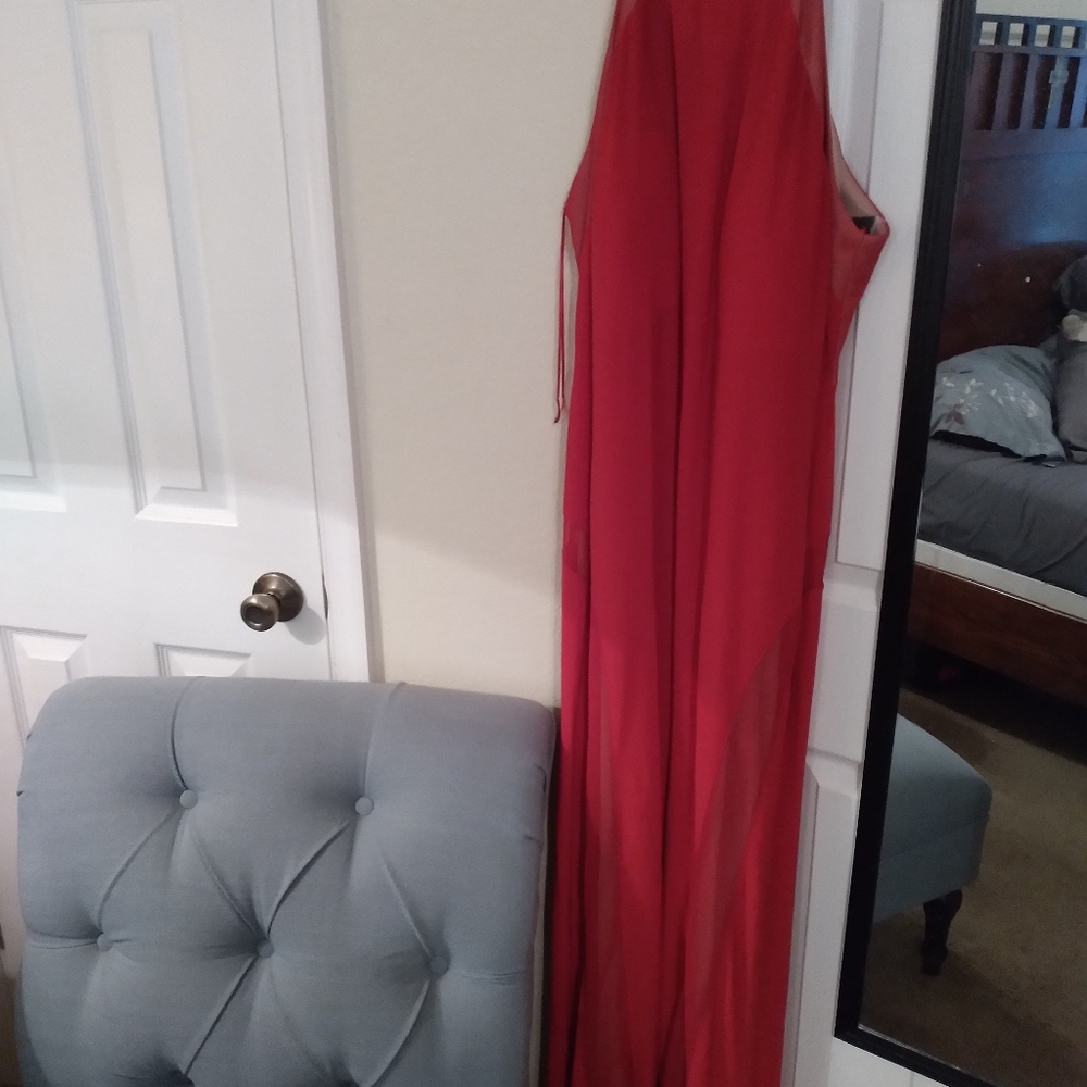 Red size 20 gown